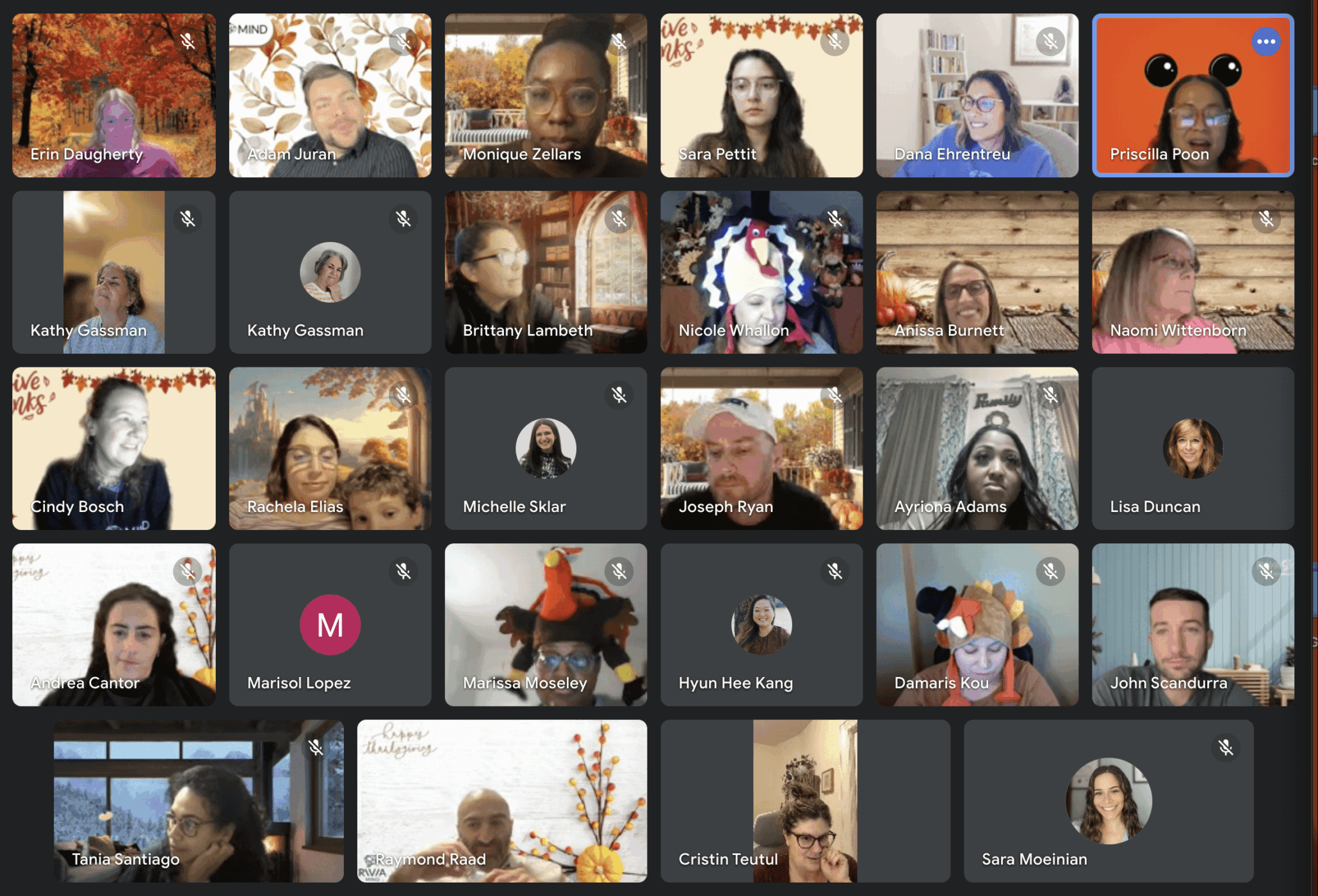 2023 Thanksgiving Bingo