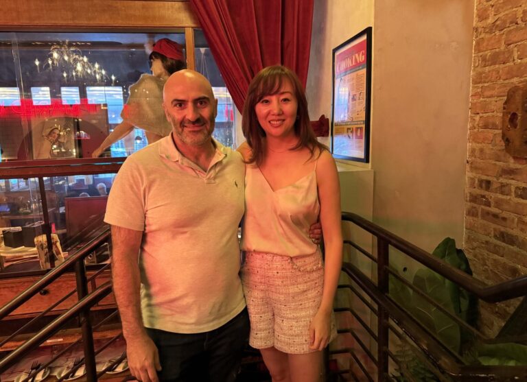 Dana Wang and Raymond Raad at our Summer Social